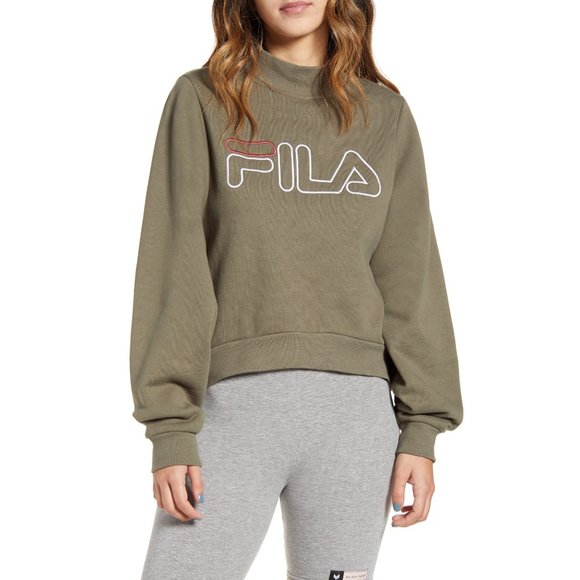 Fila Sweaters - FILA Hanami Womens Active Sweater - Olive